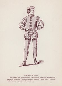 Shakespeares The Merry Wives of Windsor: Servant to Ford (litho) af English School