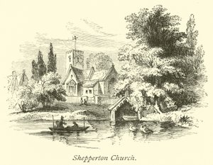 Shepperton Church  af English School