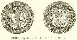 Shilling, Filips og Marias tid af English School