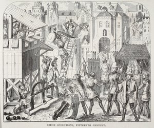 Belejringsoperationer, femtende århundrede af English School