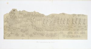 Siege and Plunder of a City, Koujunjik, plade 40 fra Nineveh and its Remains af Austen Henry Layard (1817-94) udgivet 1849 af English School
