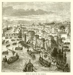 Normannernes belejring af Paris af English School