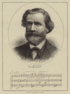 Signor Giuseppe Verdi (gravering) af English School