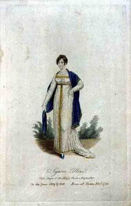 Signora Collini (f. 1784), første sangerinde fra King