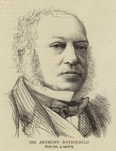 Sir Anthony Rothschild (gravering) af English School