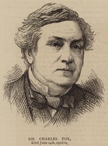 Sir Charles Fox (kobberstik) af English School