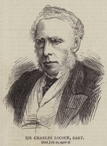 Sir Charles Locock, Baronet (gravering) af English School