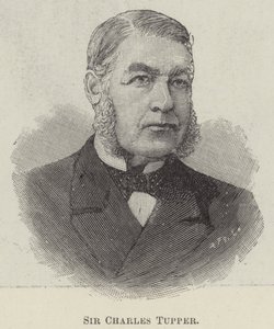 Sir Charles Tupper (gravering) af English School