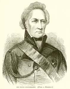 Sir David Ochterlony af English School