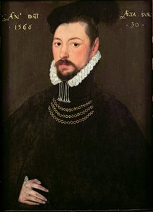 Sir Edmund Huddleston (1536-1606) af English School