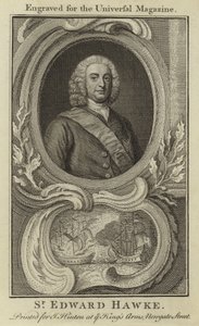 Sir Edward Hawke af English School