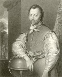 Sir Francis Drake af English School