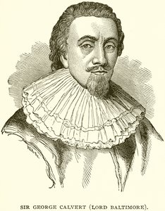 Sir George Calvert (Lord Baltimore) af English School