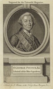 Sir George Pocock, ridder, admiral af den blå eskadron af English School