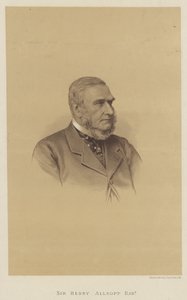 Sir Henry Allsopp, baronet (litografi) af English School
