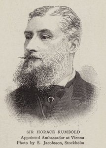 Sir Horace Rumbold (gravering) af English School