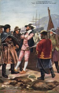 Sir Humphrey Gilberts ekspedition til Newfoundland, 1583 af English School