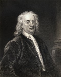 Sir Isaac Newton (1642-1727) fra Gallery of Portraits, udgivet i 1833 af English School