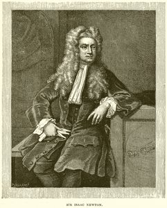 Sir Isaac Newton af English School