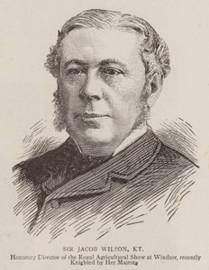 Sir Jacob Wilson, KT (kobberstik) af English School