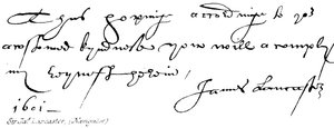 Sir Jas Lancaster, (navigator) af English School