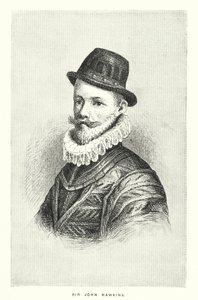 Sir John Hawkins (gravering) af English School