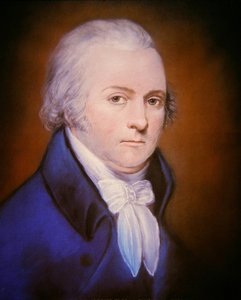 Sir John Johnson (pastel på papir) af English School