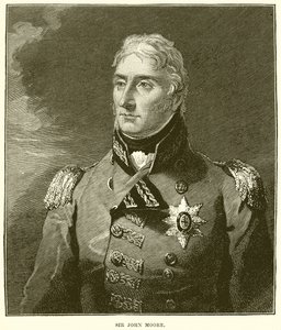 Sir John Moore af English School