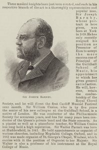Sir Joseph Barnby (gravering) af English School