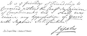 Sir Joseph Yates (Justice K Bench) af English School