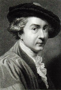 Sir Joshua Reynolds (1723-92) (gravering) af English School