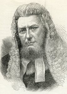 Sir Richard Paul Amphlett (1809-83) fra The illustrated London News 7. februar, 1874 af English School