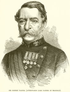 Sir Robert Napier (Derefter Lord Napier af Magdala) af English School