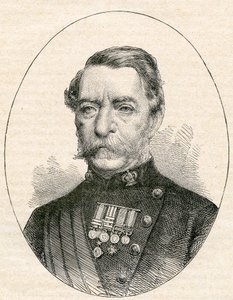 Sir Robert Napier, 1868 af English School