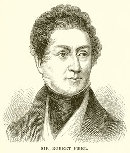 Sir Robert Peel af English School