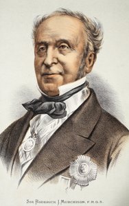 Sir Roderick Murchison, illustration fra The Pictorial Edition of the Life and Discoveries of David Livingstone af J. Ewing Richie, pub. af A. Fullarton & Co., 1876 af English School