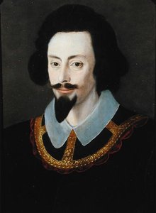 Sir Thomas Fairfax (d.1600) (olie på panel) af English School