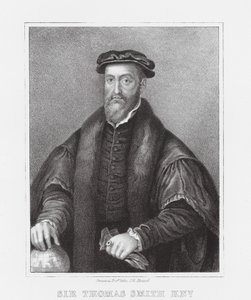 Sir Thomas Smith KNT (gravering) af English School
