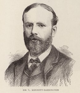 Sir V Kennett-Barrington (gravering) af English School