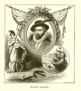 Sir Walter Raleigh af English School