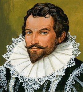 Sir Walter Raleigh af English School