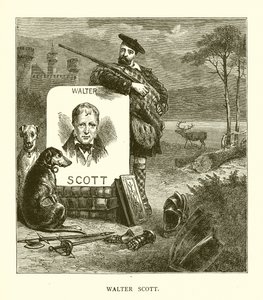 Sir Walter Scott af English School
