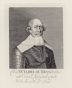Sir William Brog (gravering) af English School