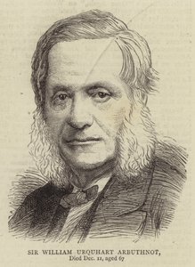 Sir William Urquhart Arbuthnot (gravering) af English School