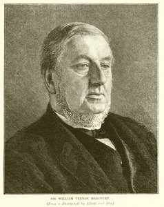 Sir William Vernon Harcourt af English School