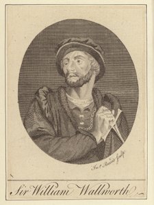 Sir William Wallworth (gravering) af English School