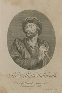 Sir William Wallworth, overborgmester i London, 1370 af English School