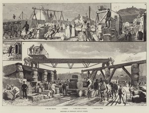 Skitser i Portland Convict Prison (gravering) af English School