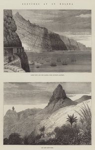 Skitser ved St. Helena (gravering) af English School