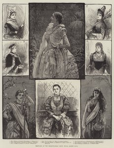 Skitser ved Shakespearean Show, Royal Albert Hall (gravering) af English School